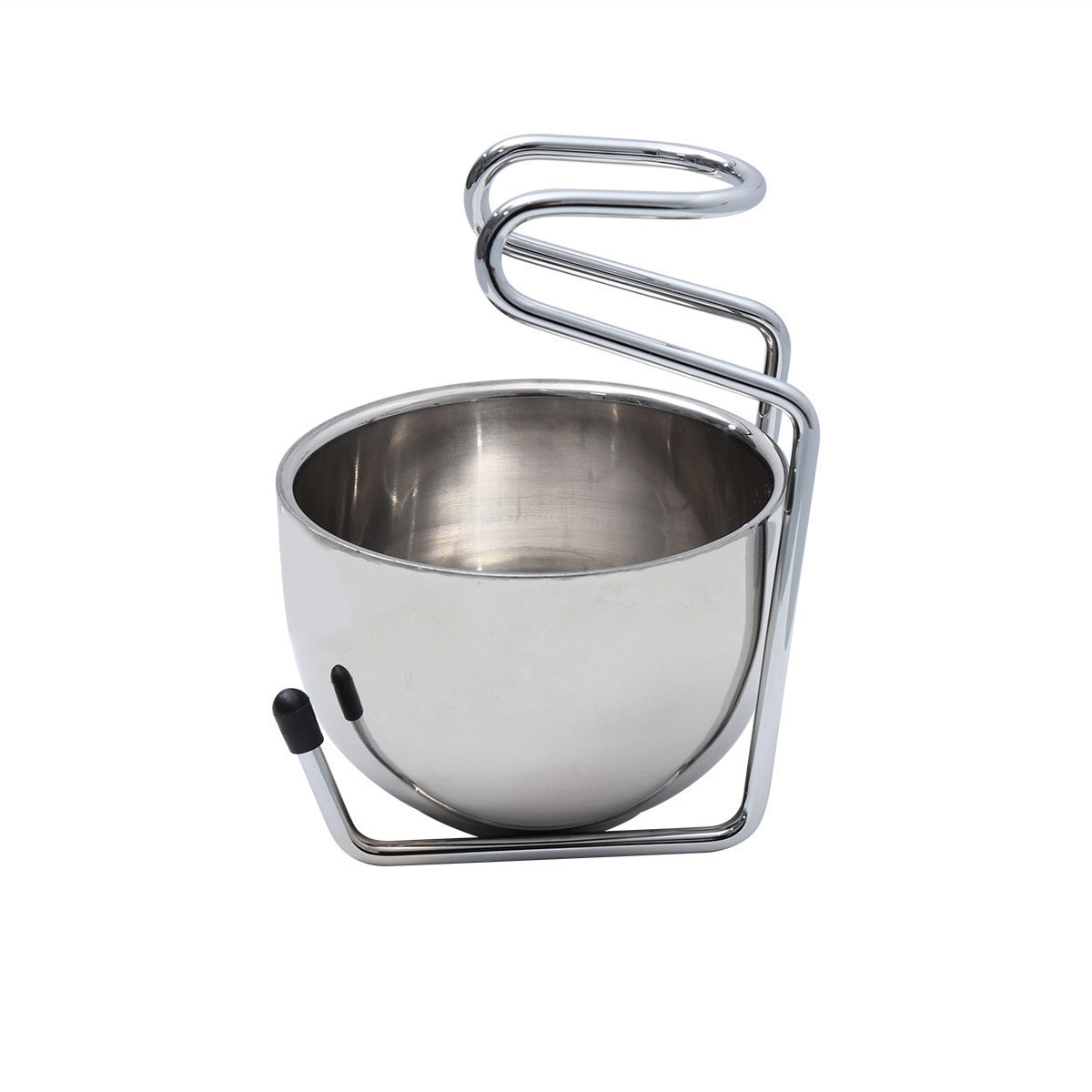 Grooming Kit - RVS scheerset met zeepbak en standaard