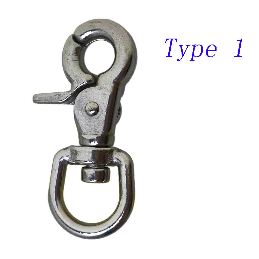 Grooming Scissors - 67mm 316 roestvrijstalen schaarhaak draaibare karabijnhaak