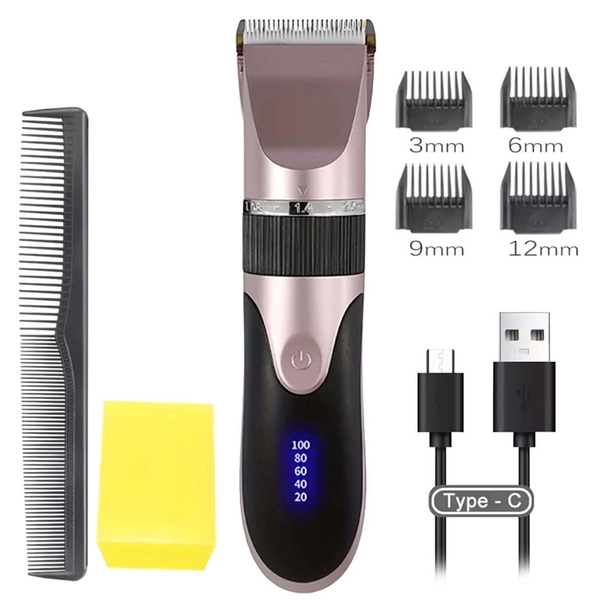 Body Trimmer - L70A Haarknipper met kam en 4