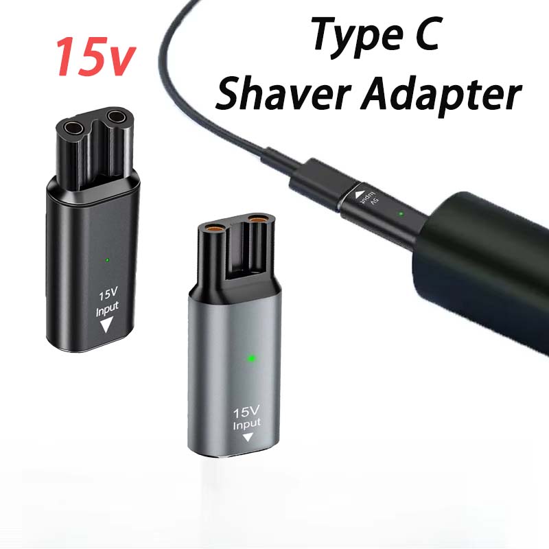 Beard Trimmer - 15V HQ8505 Type-C Scheerapparaat Adapter Oplaadconverter