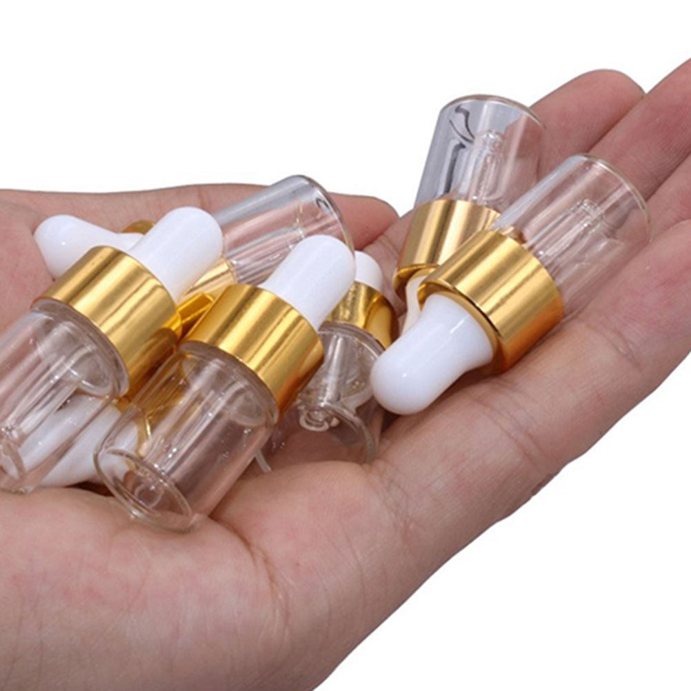 Beard Oil - 30 stuks essentiële olieflesjes met druppelaar,
