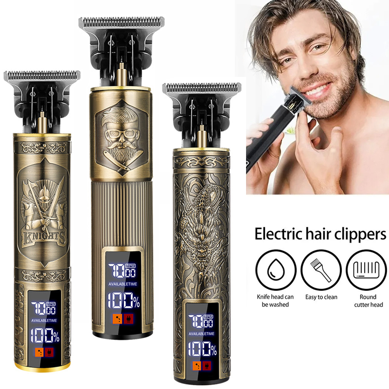 Electric Shaver Rotary - Draadloze T9 haartrimmer voor mannen USB