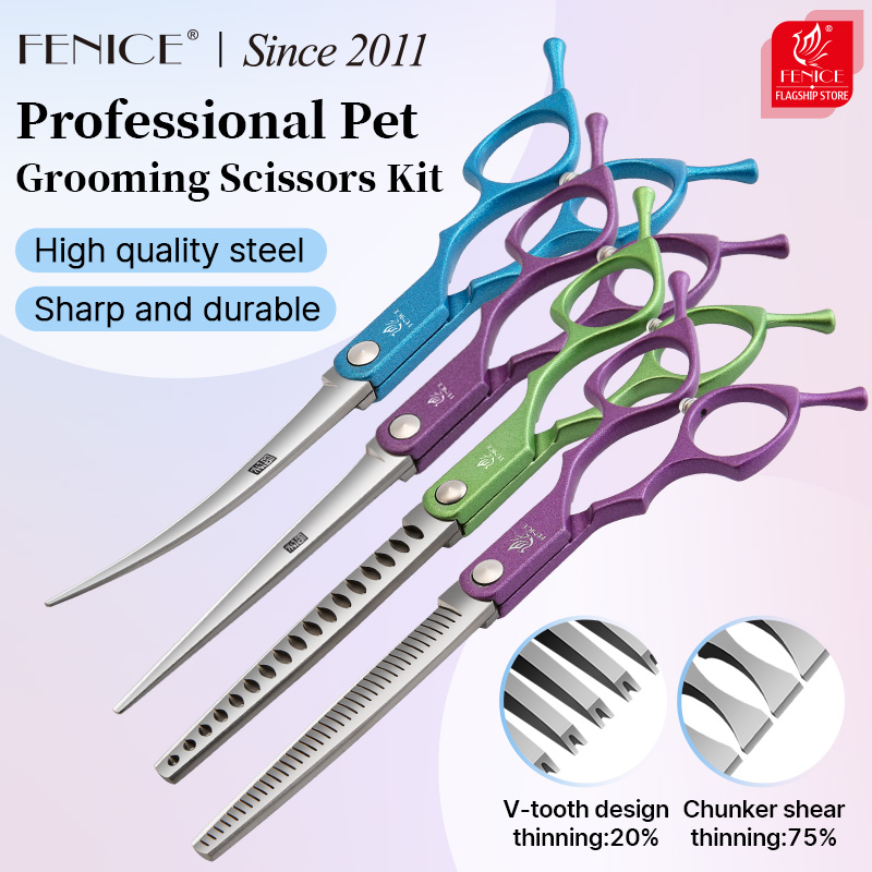 Fenice 6,5 inch kleurrijke rec - Grooming Scissors recensie en prijs