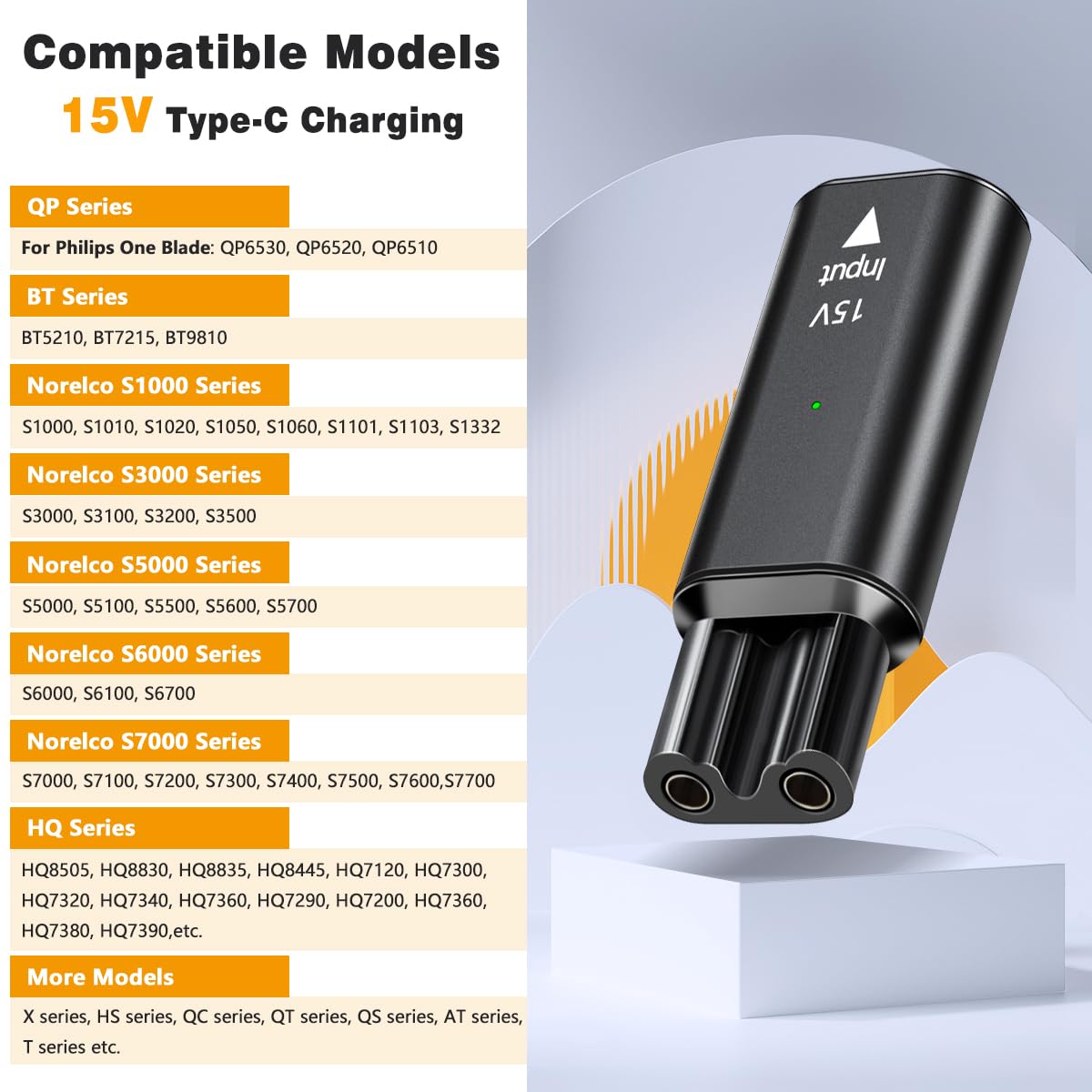 15V USB-C veilige stabiele min - Electric Shaver Rotary recensie en prijs